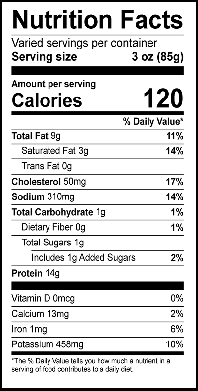 Nutrition - Taco Pork Crumbles